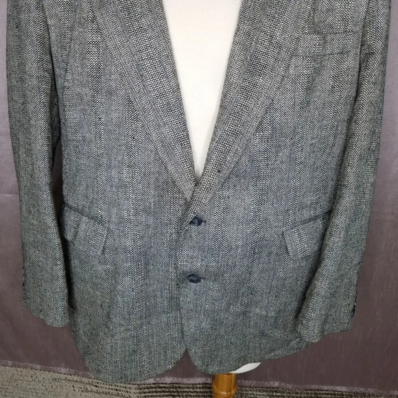 HAGGAR GENTLEMAN Tweed‎ Jacket - Picture 2 of 9